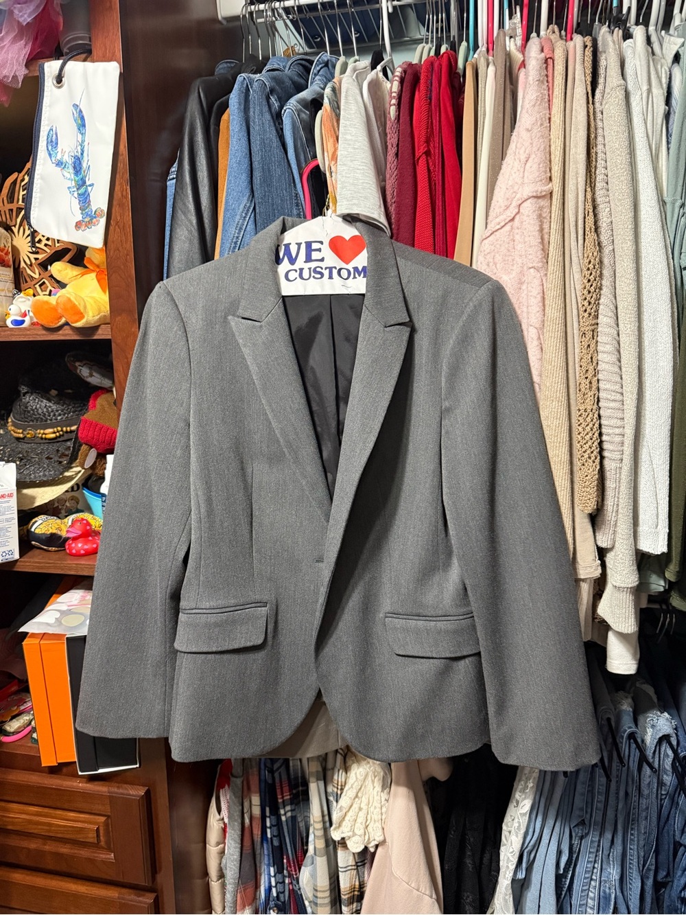 Express Classic Gray Women's Blazer